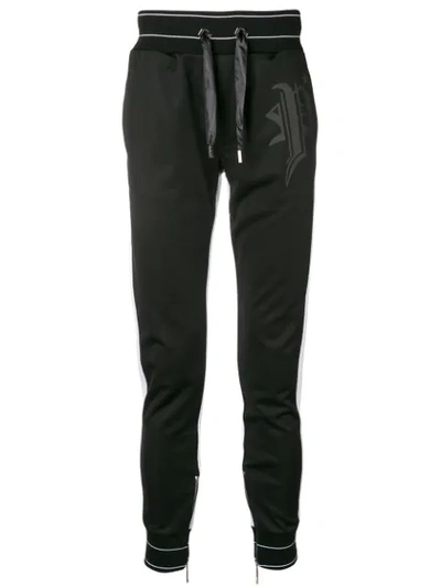 Philipp Plein Elasticated Waist Trousers In Black