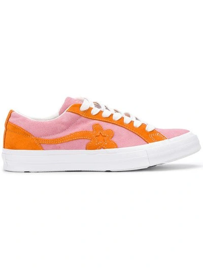 Converse Floral Embellished Sneakers In Pink