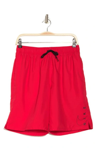 Nike Volley Swim Shorts In University Red