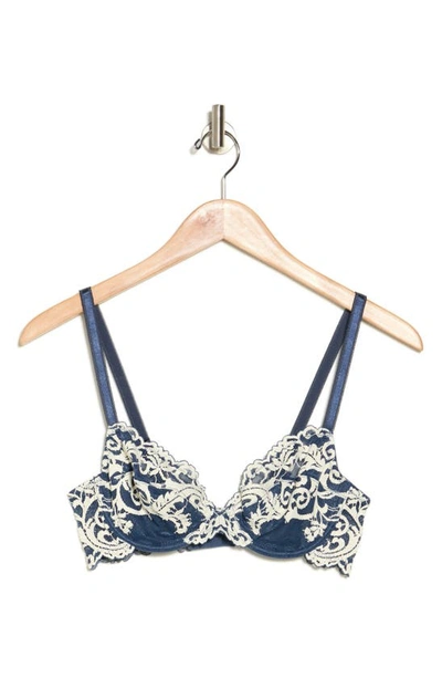 Wacoal Instant Icon Underwire Bra In Saragasso Sea/ Egret