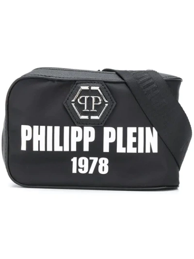 Philipp Plein Logo Waist Bag In Black
