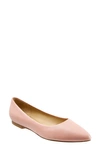 Trotters Estee Woven Flat In Pink