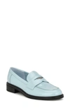 Nine West Seeme Penny Loafer In Light Blue Patent