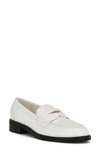 Nine West Seeme Penny Loafer In White Patent