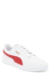 Puma Shuffle Sneaker In  White-club Red- Gold