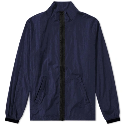 Mki Nylon Full Zip Jacket In Blue