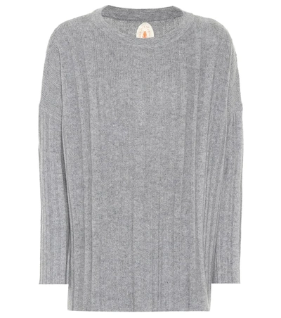 Jardin Des Orangers Ribbed Wool And Cashmere Sweater In Grey
