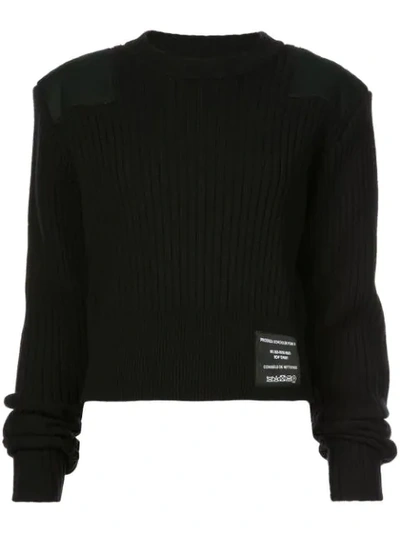 Proenza Schouler Rib-knit Sweater In Black