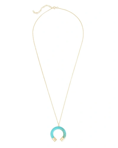Argento Vivo Horn Turquoise Necklace