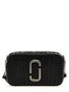 Marc Jacobs The Monogram Debossed Snapshot Crossbody Bags In Black