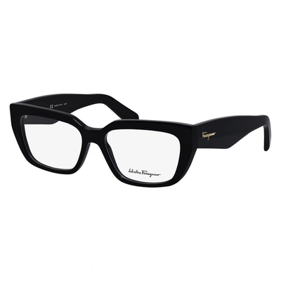 Ferragamo Sf 2905 001 54mm Womens Square Eyeglasses 54mm In Black