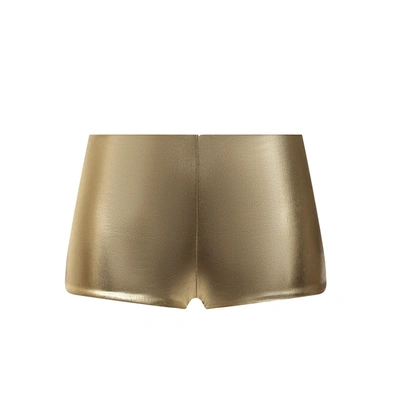 Saint Laurent Shorts In Gold