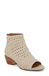 Lucky Brand Mofira Open Toe Bootie In Smoke Grey Dexter