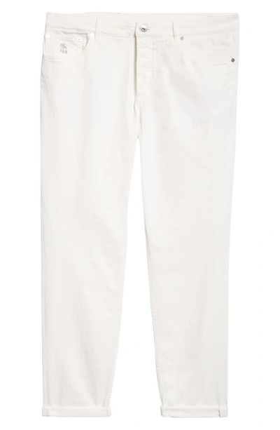 Brunello Cucinelli Straight Leg Jeans In C7210 Neve