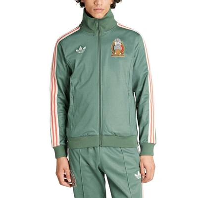 Adidas Originals Green Mexico National Team Beckenbauer Full-zip Track Jacket