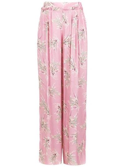 Clube Bossa Printed Riboud Palazzo Trousers In Pink