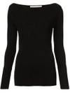 Dion Lee Boat Neck Jumper - Black