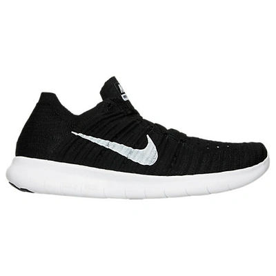 Nike Women's Free Rn Flyknit Running Shoes, Black