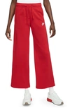 Nike Club Fleece Sweatpants In University Red/ White