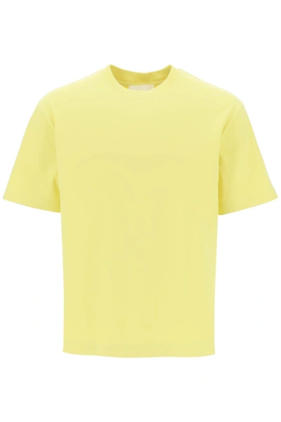 Closed Crew Neck T Shirt In Yellow