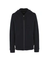 Allsaints Hooded Sweatshirt In Black