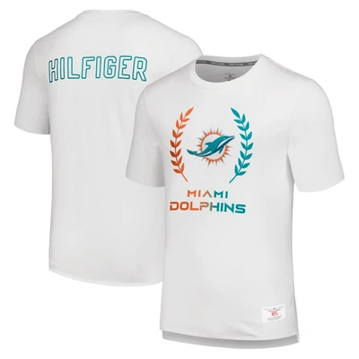 Tommy Hilfiger White Miami Dolphins Miles T-shirt