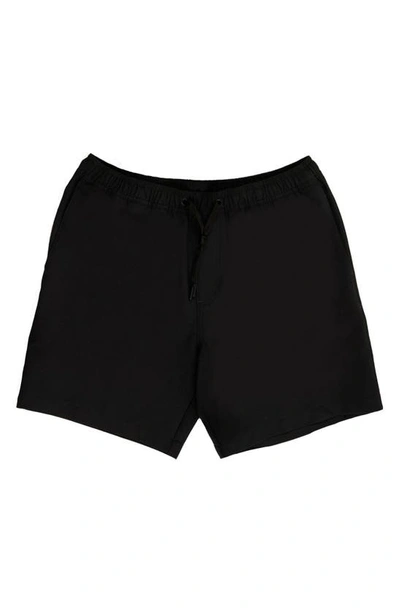 Burnside Hybrid Shorts In Black