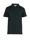 Sunspel Riviera Cotton Polo Shirt In Forest Green