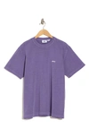 Obey Cotton Logo T-shirt In Pigment Passion Flower