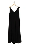 By Design Elise Tie Strap Maxi Dress In Black