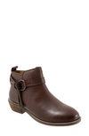 Softwalk Reade Bootie In Dark Brown