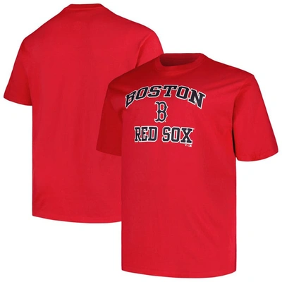 Fanatics Branded Red Boston Red Sox Big & Tall Heart T-shirt