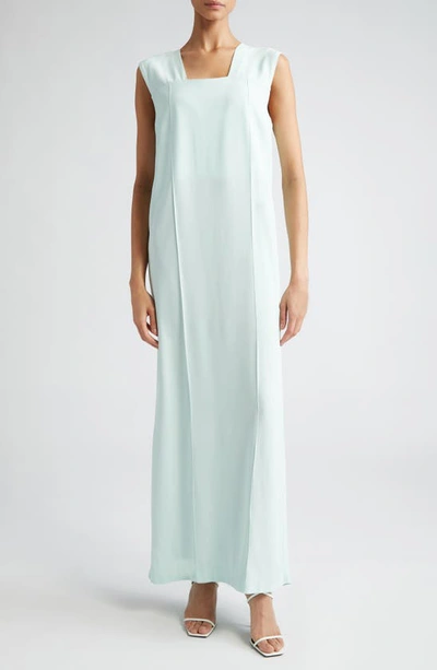 Bite Studios Pleated Sleeveless Maxi Dress In Pale Opal