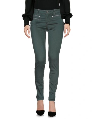 Liu •jo Casual Pants In Dark Green