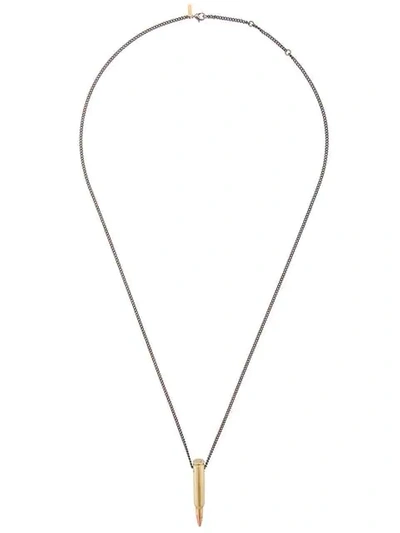 Hues Bullet Pendant Necklace In Yellow