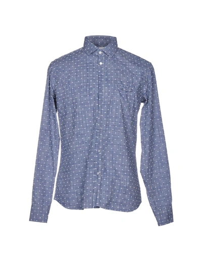 Aglini Shirts In Blue