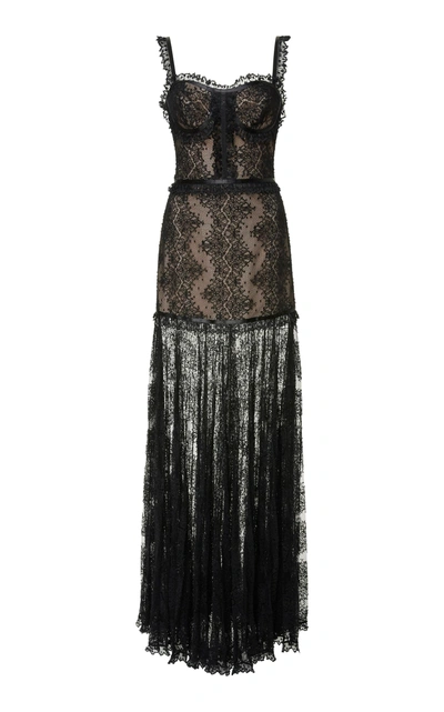 Alexis Kieran Lace Maxi Dress In Black ModeSens