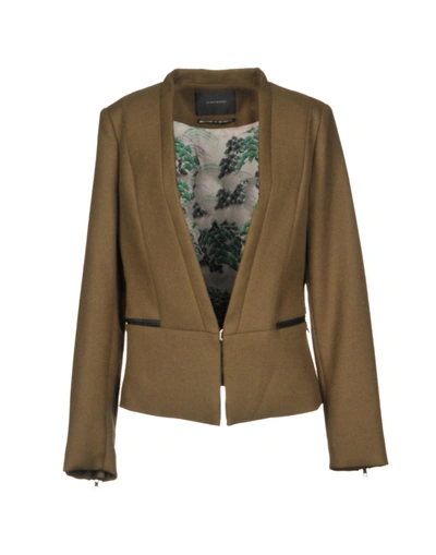 Maison Scotch Blazers In Military Green