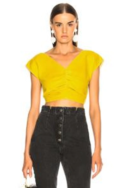 Rachel Comey Pier Top In Yellow