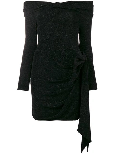 Redemption Off The Shoulder Short Dress In Black | ModeSens