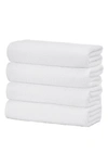 Woven & Weft 4-pack Popcorn Textured Towels In Optic White