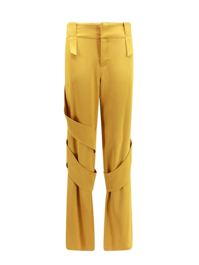 Blumarine Trouser In Yellow