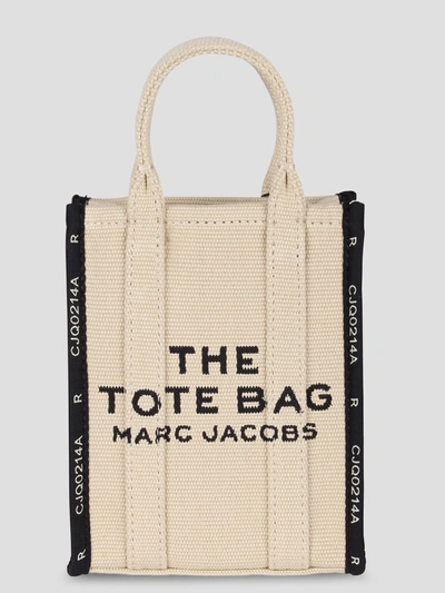 Marc Jacobs The Jacquard Mini Tote Bag In Nude & Neutrals