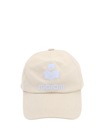 Isabel Marant Hat In Ecru/light Bleu