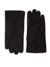 Saks Fifth Avenue Men's Classic Suede Gloves In Black