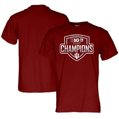 Blue 84 Soccer Conference Tournament Champions Locker Room T-shirt In Crimson