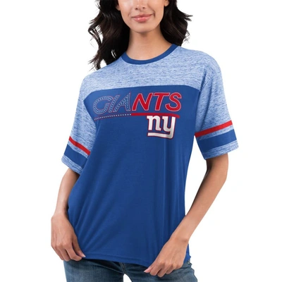 G-iii 4her By Carl Banks Royal New York Giants Track T-shirt