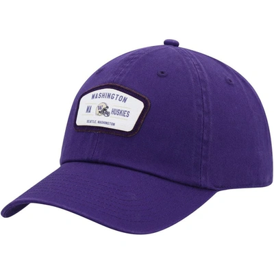 Ahead Purple Washington Huskies Largo Adjustable Hat In Blue