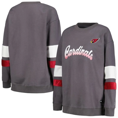The Wild Collective Charcoal Arizona Cardinals Fleece Pullover Sweatshirt