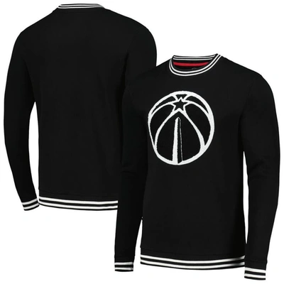 Stadium Essentials Black Washington Wizards Club Level Pullover Sweatshirt